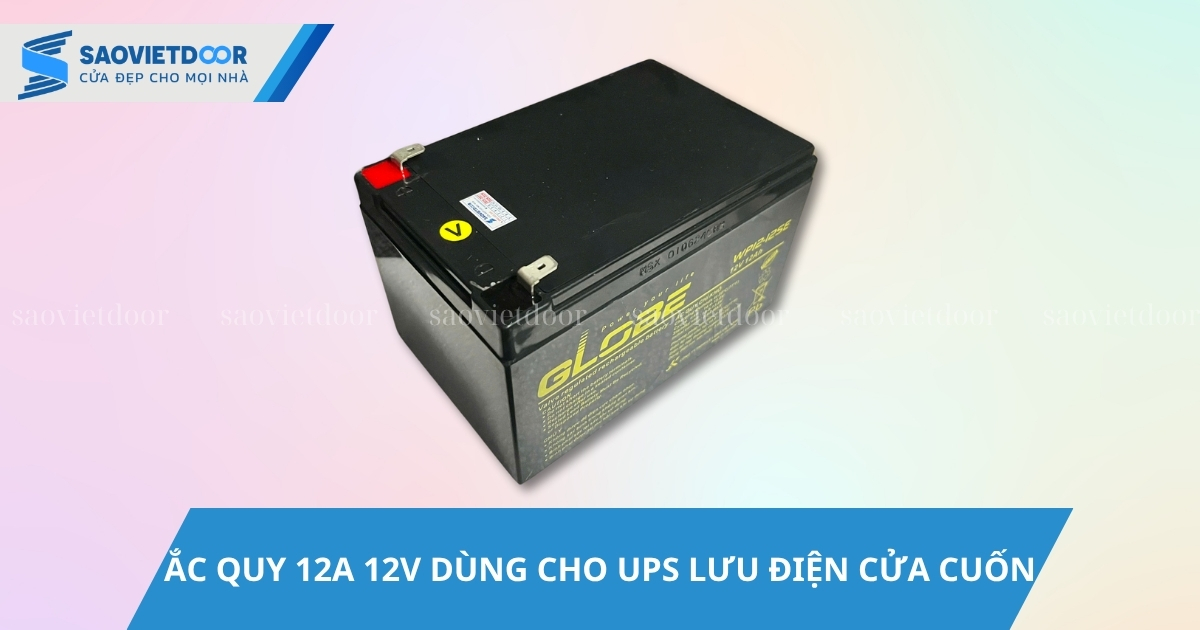 Ắc Quy 12A 12V Dùng Cho UPS Lưu Điện Cửa Cuốn Chính Hãng 15 Ắc quy 12A 12V dùng cho UPS lưu điện cửa cuốn