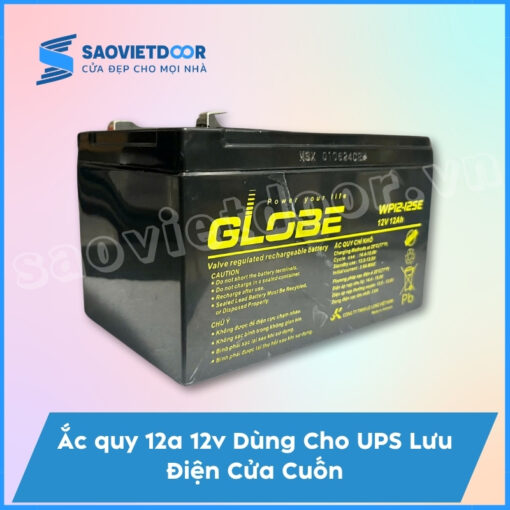 Ắc quy 12A 12V dùng cho UPS lưu điện cửa cuốn