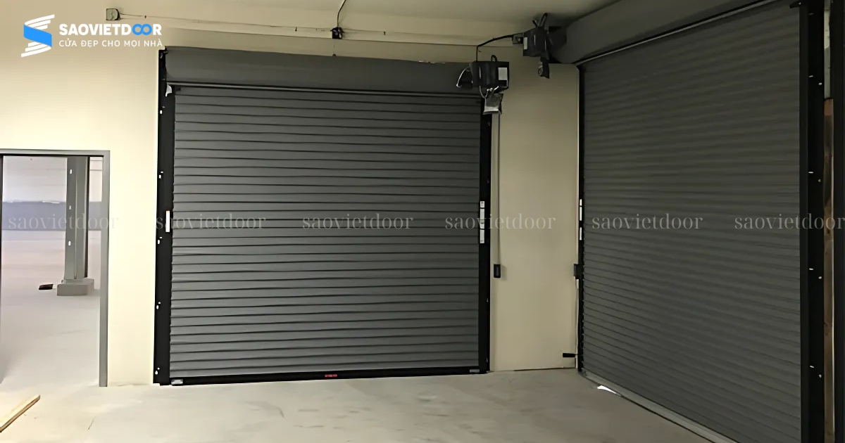 Cửa Cuốn Chống Cháy EI60 Chính Hãng 26 Cửa cuốn chống cháy sau thi công