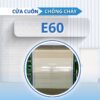 Cửa cuốn chống cháy E60 sau thi công