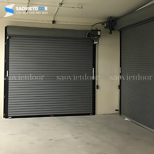 Cửa cuốn chống cháy EI60 sau thi công