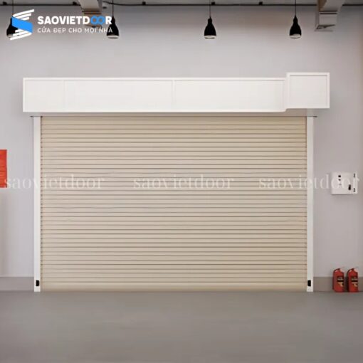 Cửa cuốn chống cháy EI70 sau thi công