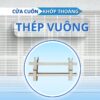 Cửa cuốn khớp thoáng thép vuông