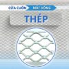 Cửa cuốn mắt võng thép sơn tĩnh điện