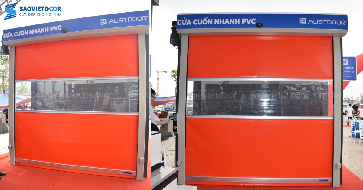 Cửa Cuốn Nhanh Austdoor PVC Chính Hãng 21 Cửa cuốn nhanh Austdoor PVC