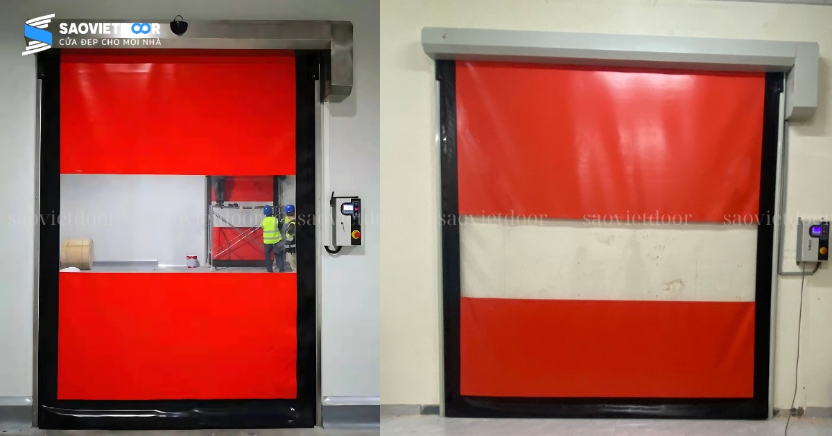 Cửa Cuốn Nhanh Tự Phục Hồi Chính Hãng 20 Cửa cuốn nhanh tự phục hồi