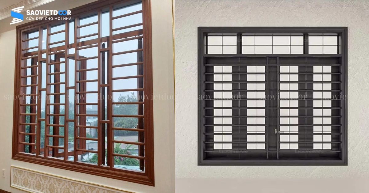 Cửa nhôm chấn song