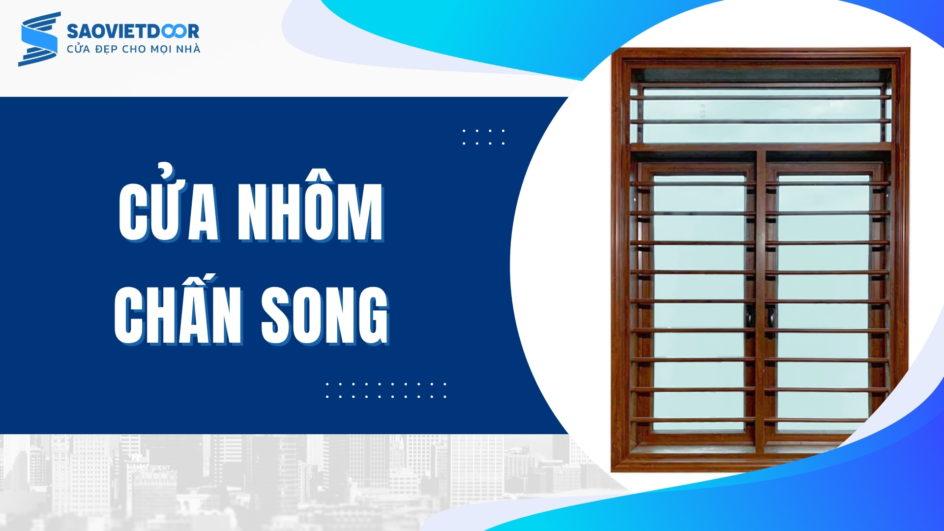 Cửa nhôm chấn song 