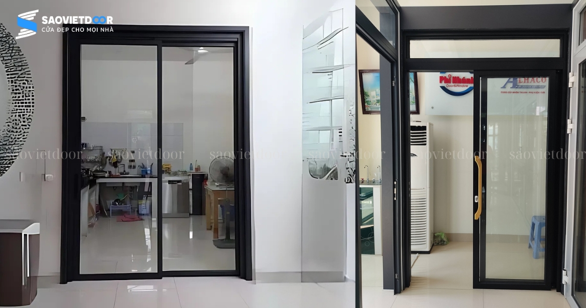Cửa Nhôm Trượt Quay 2 Cánh Chính Hãng 26 Cửa nhôm trượt quay 2 cánh