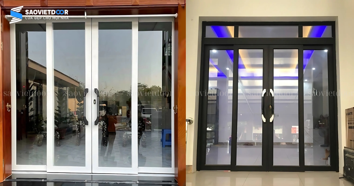 Cửa Nhôm Trượt Quay Eurotech Chính Hãng 26 Cửa nhôm trượt quay Eurotech 4 cánh