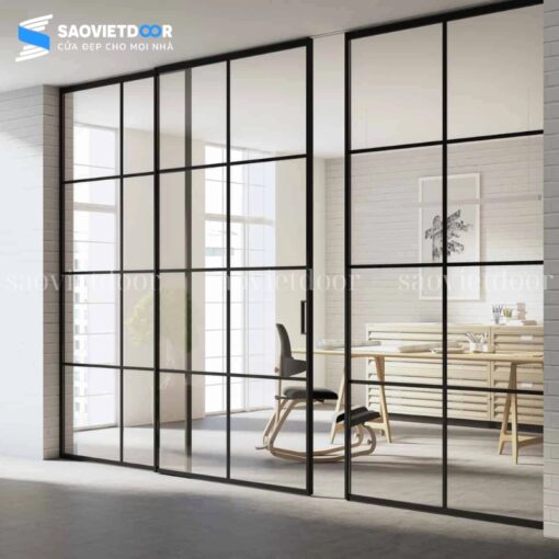 Cửa nhôm nội thất Slim