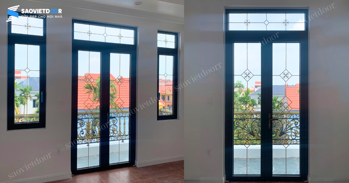 Công Trình Lắp Đặt Cửa Nhôm Kính Cao Cấp Tại Ba Vì 23 Dự án lắp đặt cửa nhôm kính Chueco tại gia đình chị Thuỷ anh Lợi ở Ba Vì