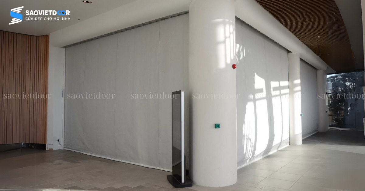 Màn Ngăn Cháy EI45 Chính Hãng 30 Màn ngăn cháy sau thi công