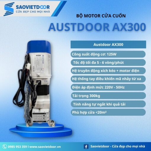 Motor cửa cuốn Austdoor AX300