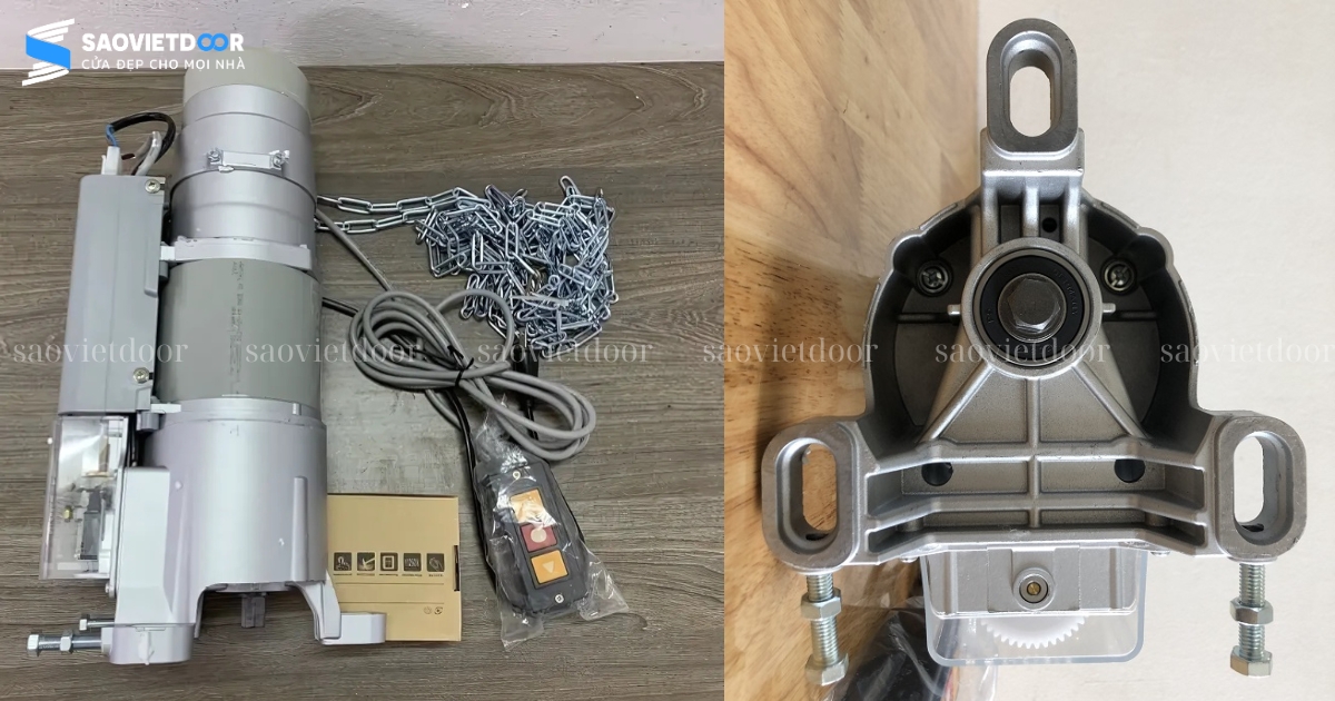 Motor Cửa Cuốn Đài Loan YH 400kg Chính Hãng 20 Motor cửa cuốn Đài Loan YH 400kg