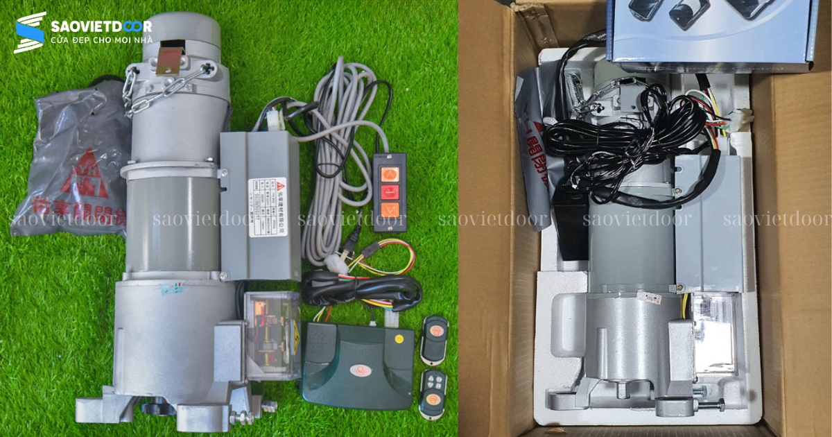 Motor Cửa Cuốn Đài Loan YH 400kg Chính Hãng 21 Motor cửa cuốn Đài Loan YH 400kg