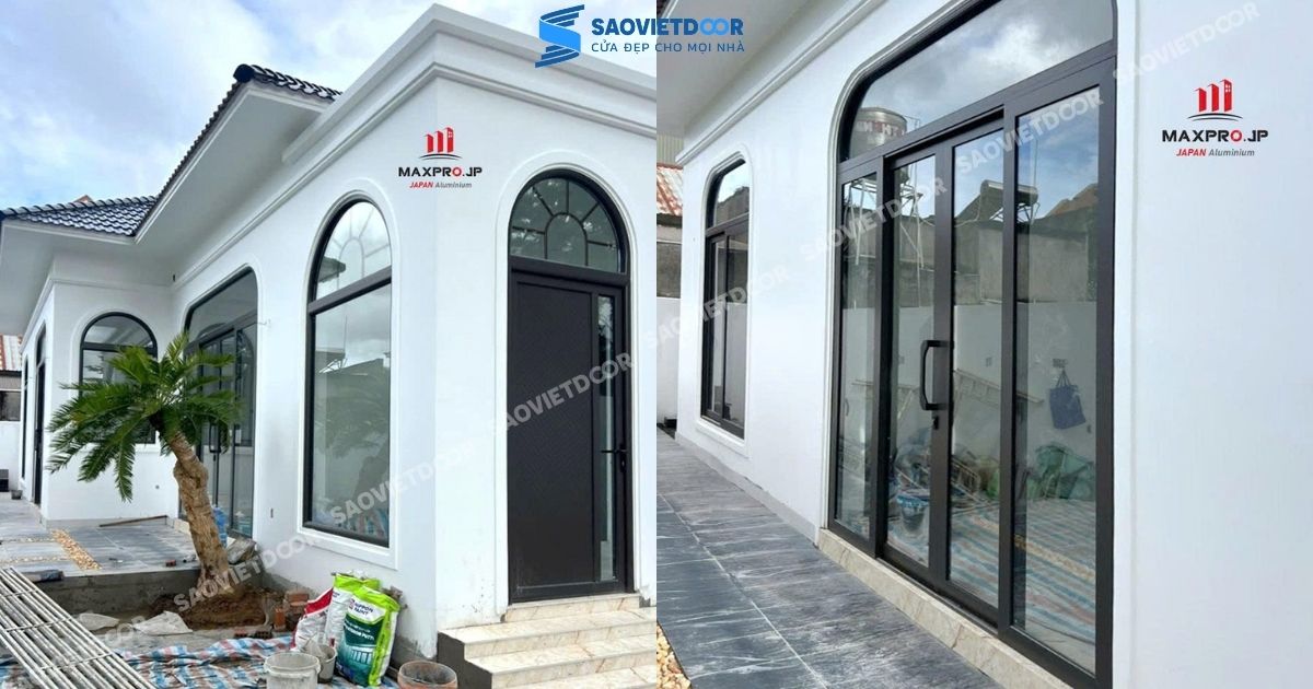 Công trình lắp đặt Cửa nhôm kính Maxpro Nhật Bản Cao Cấp cho Anh Phương - Hải Dương 13 Công trình lắp đặt Cửa nhôm kính Maxpro Nhật Bản Cao Cấp