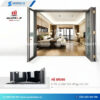 Cửa nhôm Maxpro Hệ xếp trượt hệ 80 chính hãng