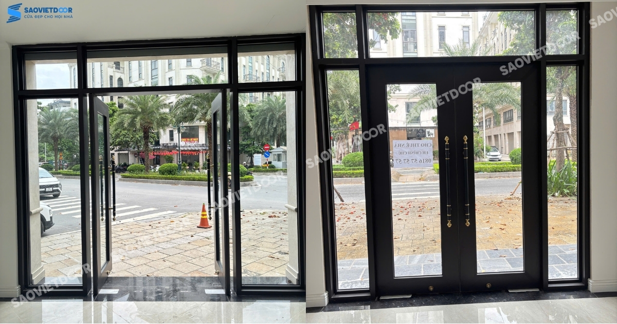 Công trình lắp đặt cửa nhôm trượt quay DDM và cửa thuỷ lực Syaluk cho Anh Thành - Vạn Phúc 21 Công trình lắp đặt cửa nhôm trượt quay DDM và cửa thuỷ lực Syaluk