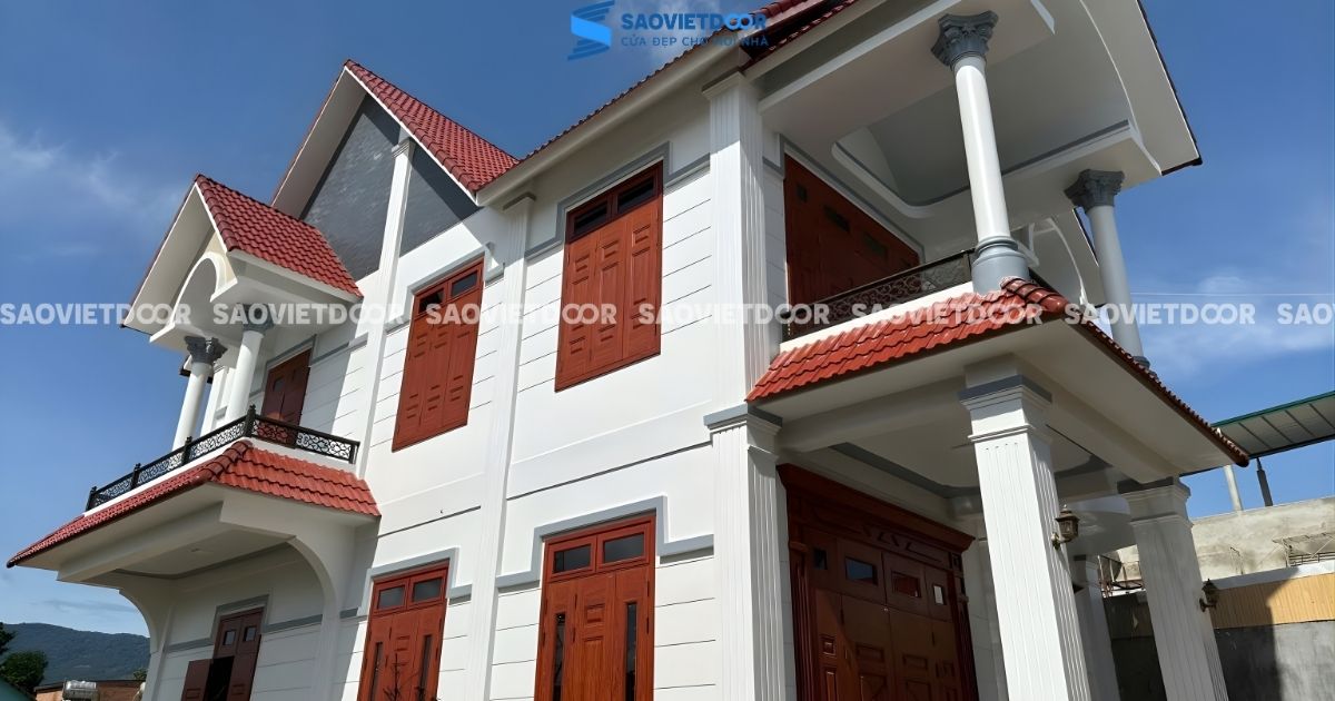 Công trình sử dụng Cửa Thép Vân Gỗ Cho Anh Huỳnh - Bắc Giang 38 Công trình sử dụng Cửa Thép Vân Gỗ Cho Anh Huỳnh - Bắc Giang