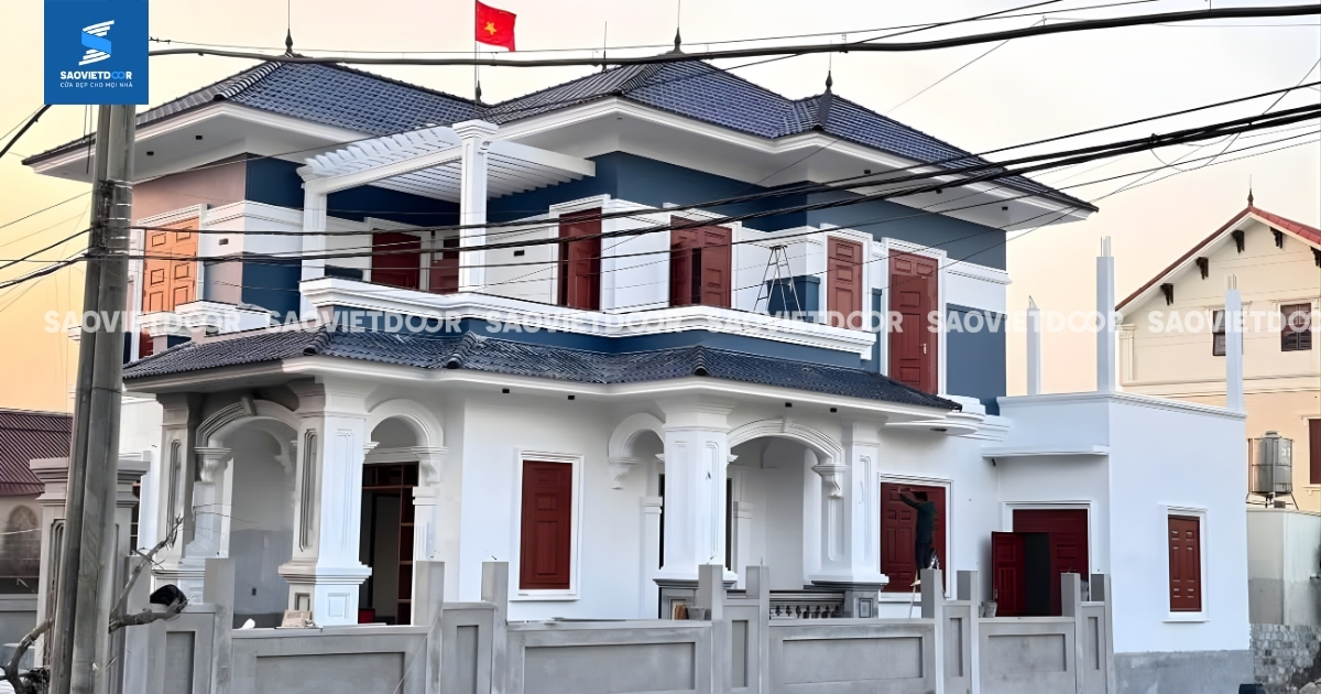 Công trình sử dụng Cửa Thép Vân Gỗ Cho Anh Huỳnh - Bắc Giang 26 Công trình sử dụng Cửa Thép Vân Gỗ Cho Anh Huỳnh - Bắc Giang