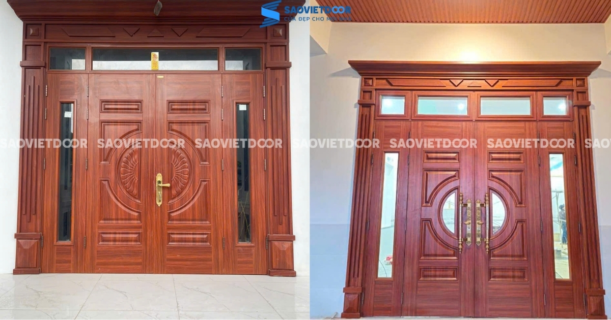 77 Mẫu Cửa Thép Vân Gỗ Đại Sảnh Cao Cấp 66 77 Mẫu Cửa Thép Vân Gỗ Đại Sảnh Cao Cấp