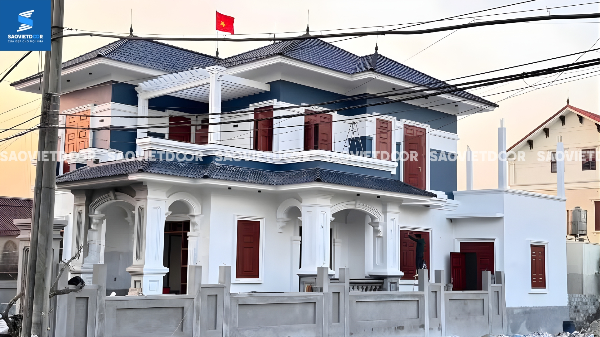 Công trình sử dụng Cửa Thép Vân Gỗ Cho Anh Huỳnh - Bắc Giang 8 1920x1080 4