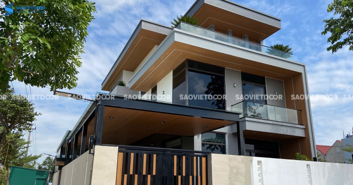 Công Trình Sử Dụng Cửa Nhôm Maxpro Màu Nâu Thu Cho Anh Tuấn - Thái Bình 15 Công Trình Sử Dụng Cửa Nhôm Maxpro Màu Nâu Thu Cho Anh Tuấn - Thái Bình