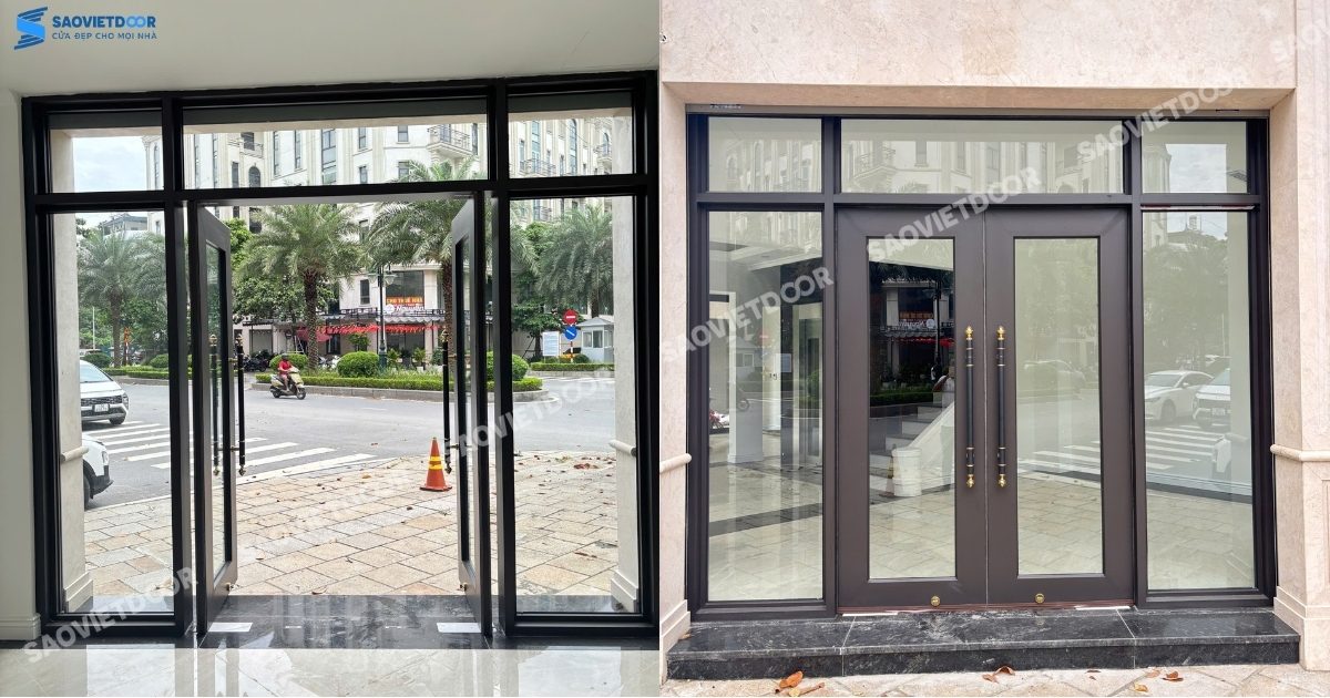 Công trình lắp đặt cửa nhôm trượt quay DDM và cửa thuỷ lực Syaluk cho Anh Thành - Vạn Phúc 22 Công trình lắp đặt cửa nhôm trượt quay DDM và cửa thuỷ lực Syaluk