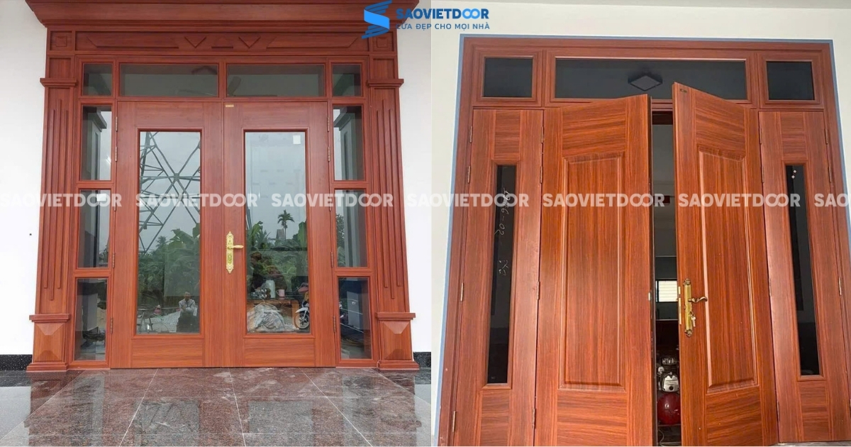 77 Mẫu Cửa Thép Vân Gỗ Đại Sảnh Cao Cấp 70 77 Mẫu Cửa Thép Vân Gỗ Đại Sảnh Cao Cấp