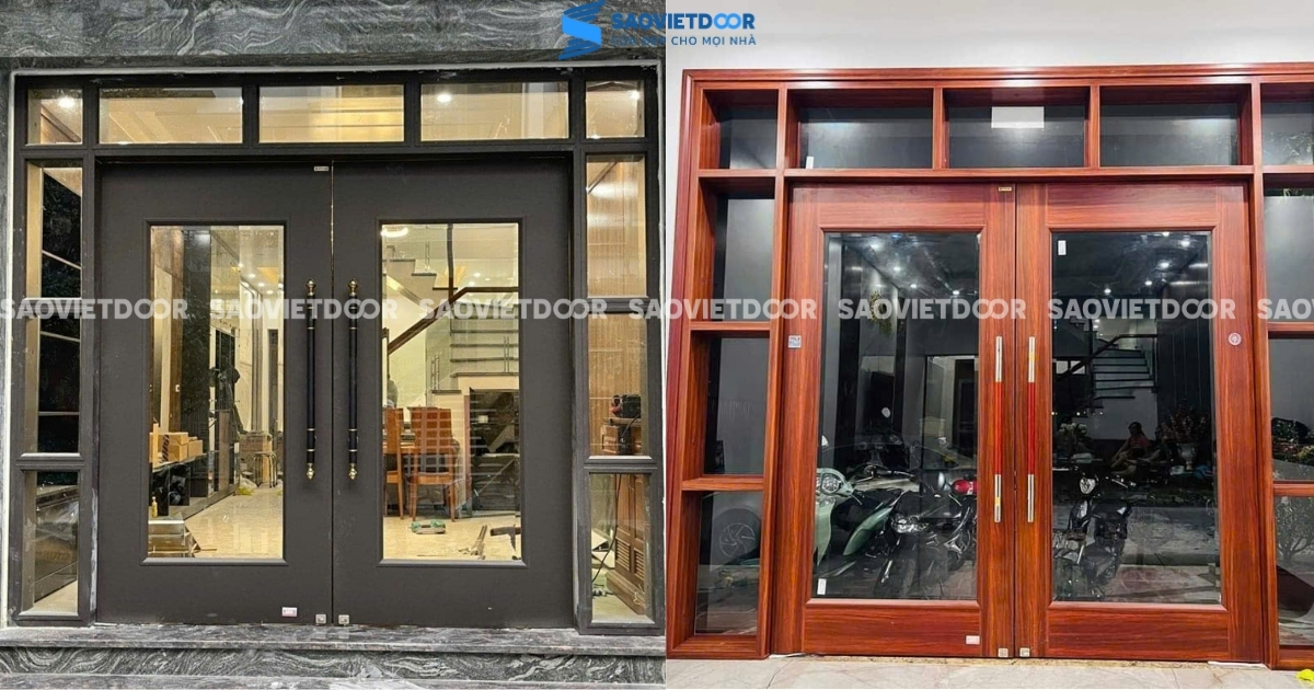 77 Mẫu Cửa Thép Vân Gỗ Đại Sảnh Cao Cấp 73 77 Mẫu Cửa Thép Vân Gỗ Đại Sảnh Cao Cấp