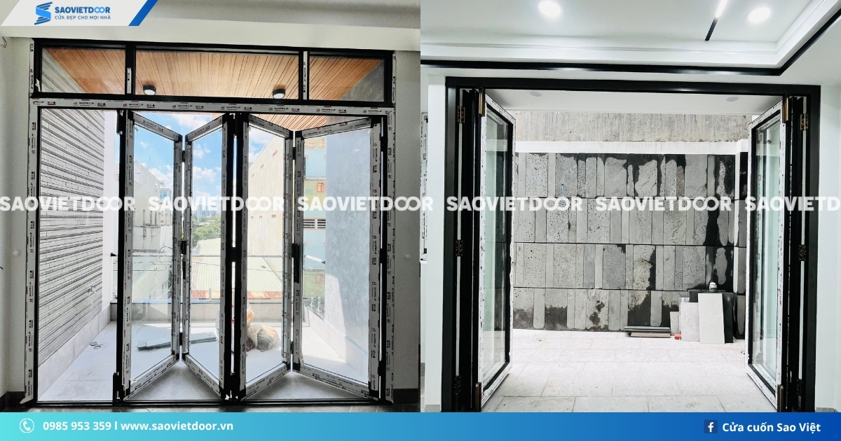 Cửa nhôm Maxpro Hệ xếp trượt hệ 80 chính hãng 27 Cửa nhôm Maxpro Hệ xếp trượt hệ 80