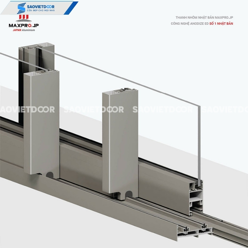 Cửa nhôm Maxpro hệ SD100 chính hãng 17 3 23