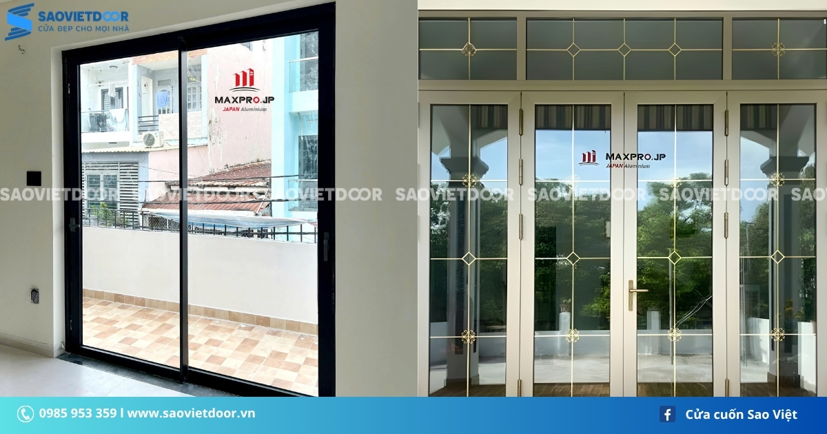 Cửa nhôm Maxpro hệ SD100 chính hãng 28 Cửa nhôm Maxpro hệ SD100