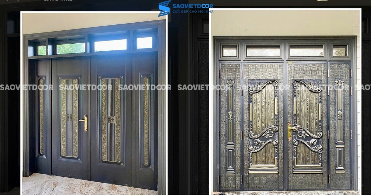 77 Mẫu Cửa Thép Vân Gỗ Đại Sảnh Cao Cấp 51 77 Mẫu Cửa Thép Vân Gỗ Đại Sảnh Cao Cấp
