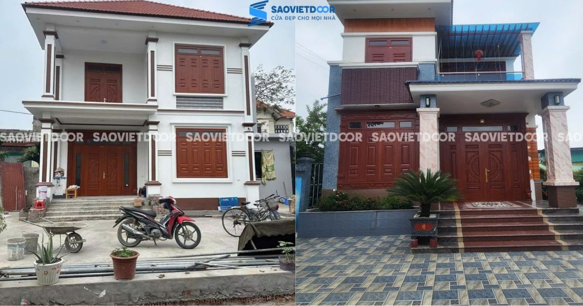 Công trình sử dụng Cửa Thép Vân Gỗ Cho Anh Huỳnh - Bắc Giang 32 Công trình sử dụng Cửa Thép Vân Gỗ Cho Anh Huỳnh - Bắc Giang
