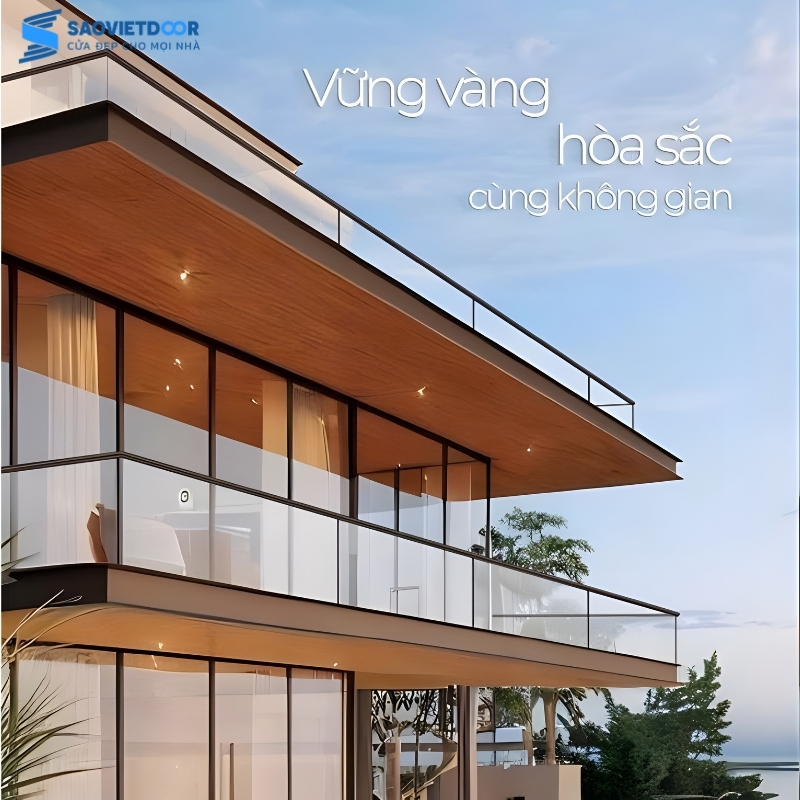 Mẫu Lan Can Kính Maxpro Hiện Đại