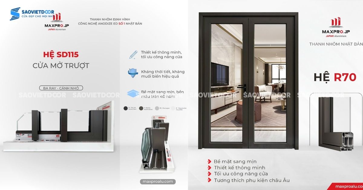Công trình Sử Dụng Hệ Cửa Lùa SD115,Hệ Cửa Mở Quay R70 cho Anh Thiện Hòn Gai Quảng Ninh 21 Công trình Sử Dụng Hệ Cửa Lùa SD115,Hệ Cửa Mở Quay R70