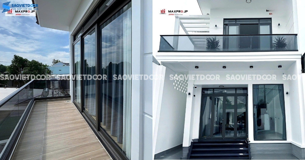 Cửa Nhôm MaxPro Và Cầu Thang Kính Maxpro Cho Phong Cách Nhà Hiện Đại 14 Cửa Nhôm MaxPro