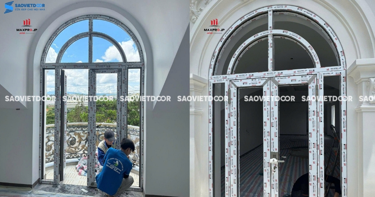 Công Trình Sử Dụng Hệ Cửa R65 Của Anh Phong - Thanh Hoá 24 Công Trình Sử Dụng Hệ Cửa R65 Của Anh Phong - Thanh Hoá
