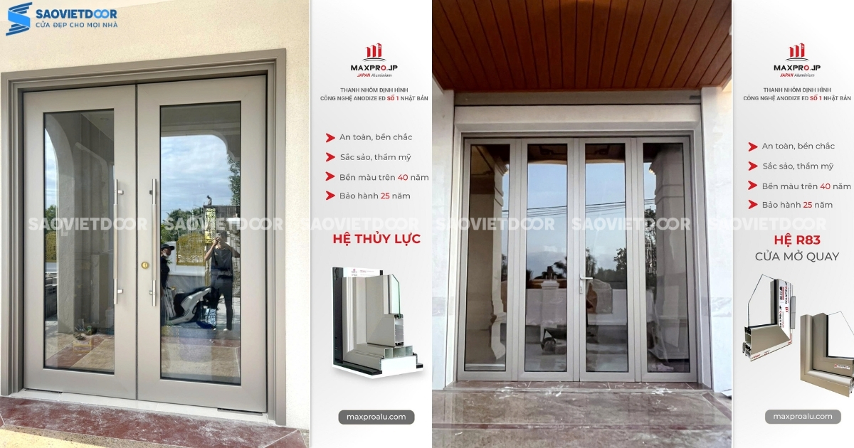Công Trình Sử Dụng Cửa Mở Quay Hệ R83 Maxpro Của Anh Duy - Quảng Ninh 16 Công Trình Sử Dụng Cửa Mở Quay Hệ R83 Maxpro Của Anh Duy - Quảng Ninh