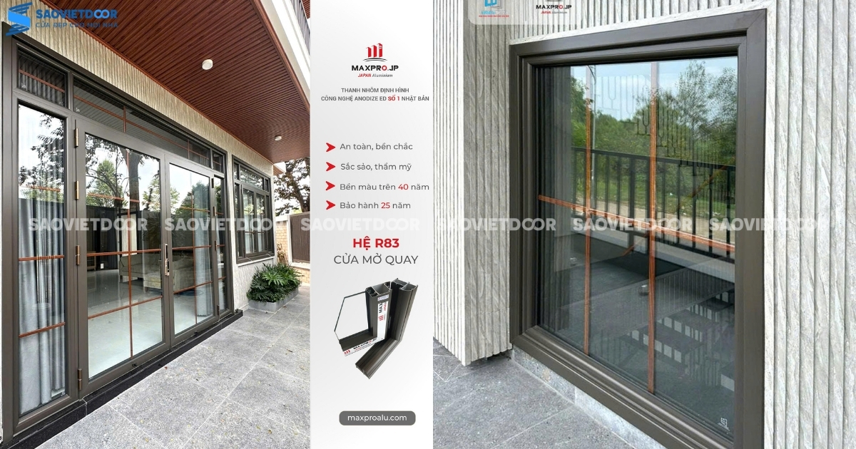 Lắp Đặt Cửa Mở Quay Hệ R83 Maxpro Cho Anh Nam Chị Linh - Hải Dương 29 Lắp Đặt Cửa Mở Quay Hệ R83 Maxpro Cho Anh Nam Chị Linh - Hải Dương