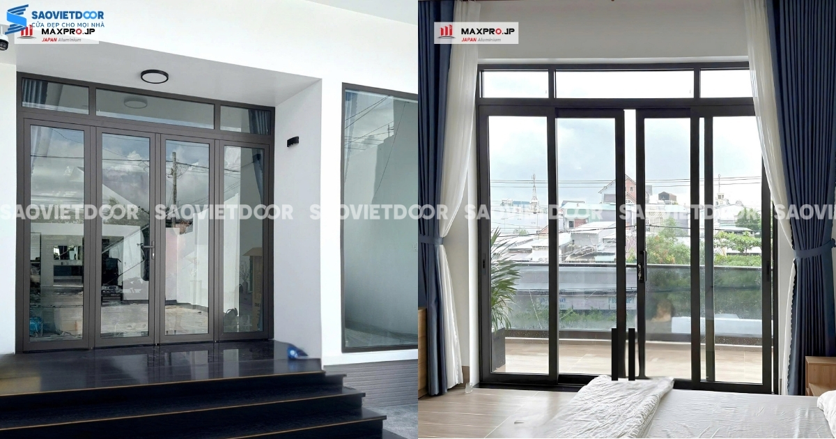 Cửa Nhôm MaxPro Và Cầu Thang Kính Maxpro Cho Phong Cách Nhà Hiện Đại 18 Cửa Nhôm MaxPro Và Cầu Thang Kính Maxpro Cho Phong Cách Nhà Hiện Đại