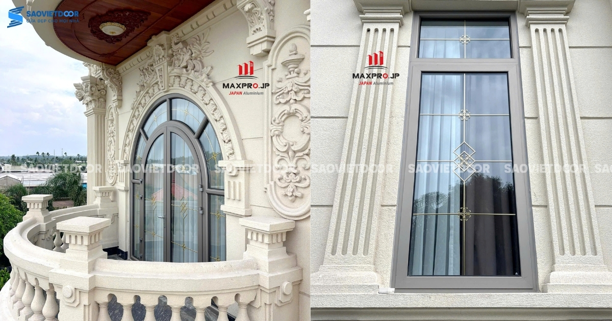 Công Trình Biệt Thự Sử Dụng Nhôm Maxpro R83 Cho Anh Hùng - Ninh Bình 13 Công Trình Biệt Thự Sử Dụng Nhôm Maxpro R83 Cho Anh Hùng - Ninh Bình