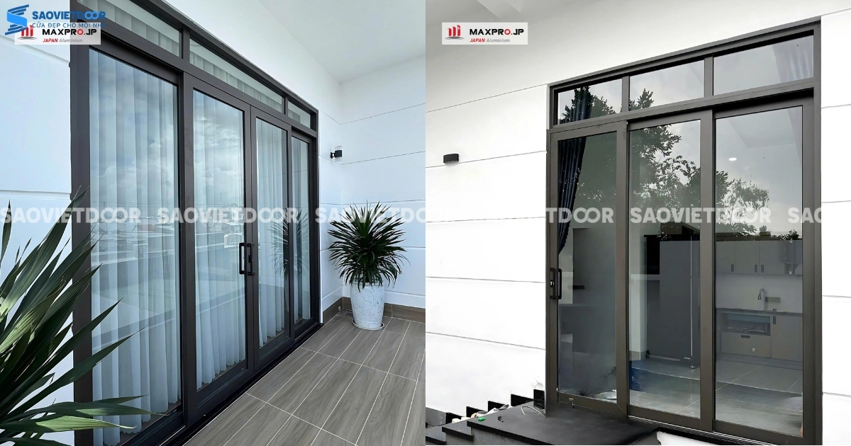 Cửa Nhôm MaxPro Và Cầu Thang Kính Maxpro Cho Phong Cách Nhà Hiện Đại 19 Cửa Nhôm MaxPro Và Cầu Thang Kính Maxpro Cho Phong Cách Nhà Hiện Đại