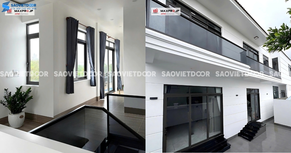 Cửa Nhôm MaxPro Và Cầu Thang Kính Maxpro Cho Phong Cách Nhà Hiện Đại 20 Cửa Nhôm MaxPro Và Cầu Thang Kính Maxpro Cho Phong Cách Nhà Hiện Đại