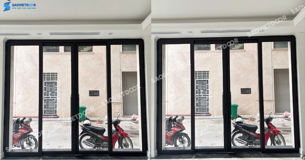 Công trình lắp đặt cửa nhôm trượt quay DDM và cửa thuỷ lực Syaluk cho Anh Thành - Vạn Phúc 27 Công trình lắp đặt cửa nhôm trượt quay DDM và cửa thuỷ lực Syaluk