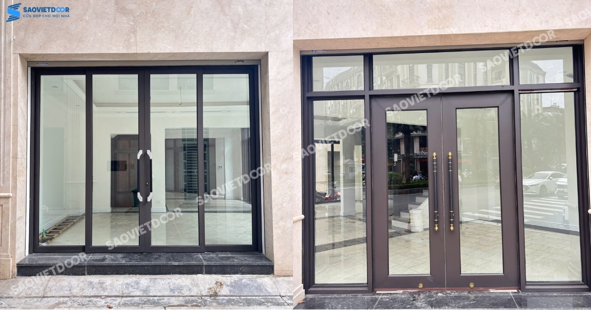 Công trình lắp đặt cửa nhôm trượt quay DDM và cửa thuỷ lực Syaluk cho Anh Thành - Vạn Phúc 28 Công trình lắp đặt cửa nhôm trượt quay DDM và cửa thuỷ lực Syaluk