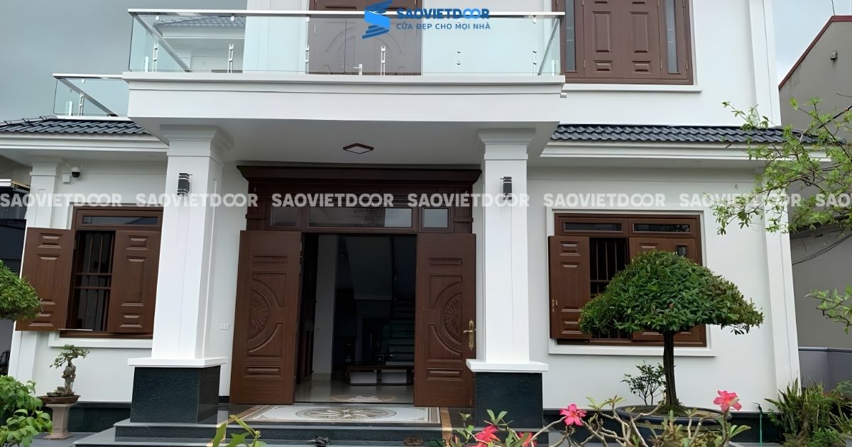 Công trình sử dụng Cửa Thép Vân Gỗ Cho Anh Huỳnh - Bắc Giang 37 Công trình sử dụng Cửa Thép Vân Gỗ Cho Anh Huỳnh - Bắc Giang