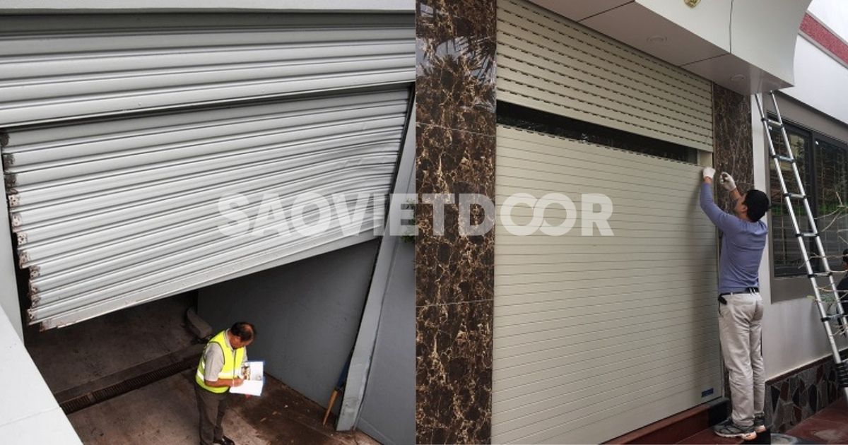 Hậu quả khi sửa cửa cuốn không đúng kỹ thuật – Cảnh báo cho người dùng 11 Các lỗi cửa cuốn bị hỏng.